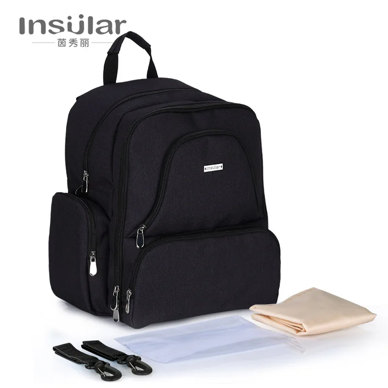 Дорожный рюкзак для мам сумки подгузников брендовые изолированные короткие