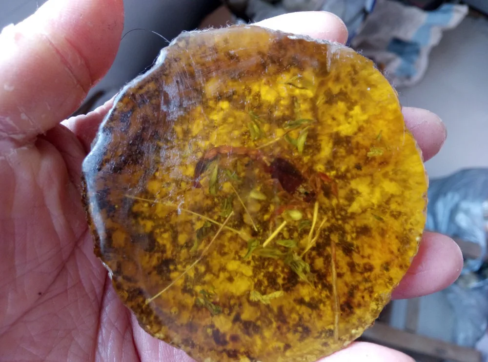 75.1g Rare Decorated Pure Handwork Amber imitations Scorpion Inlay Big Statue | Дом и сад