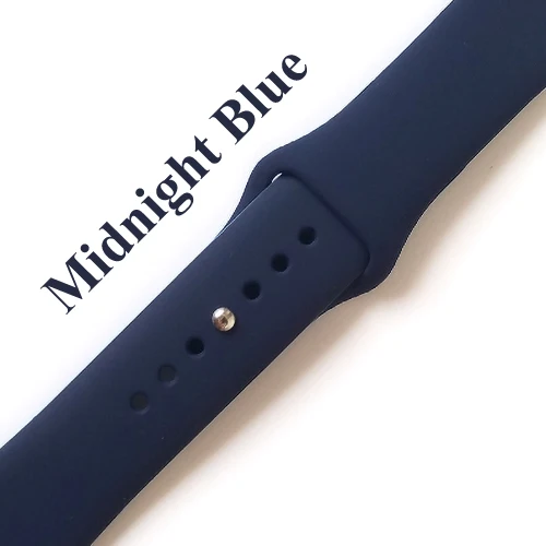 14 Мягкий силиконовый браслет ремешок для Apple Watch 4 3 2 1 42 мм 38 мм на iWatch 40 мм 44 мм спортивный ремешок+ Защитная пленка для экрана - Цвет: 14