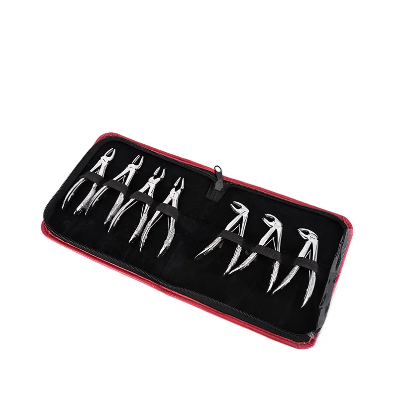 

7pcs Stainless Steel dental tooth extraction forceps dental forceps pliers kit for Children
