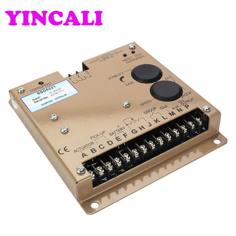 

Высококачественный регулятор скорости ler ESD5221, генератор, автоматический регулятор скорости, электронный регулятор скорости