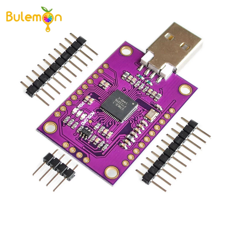 CJMCU FT232H высокоскоростной Многофункциональный USB к JTAG UART FIFO SPI I2C|Интегральные