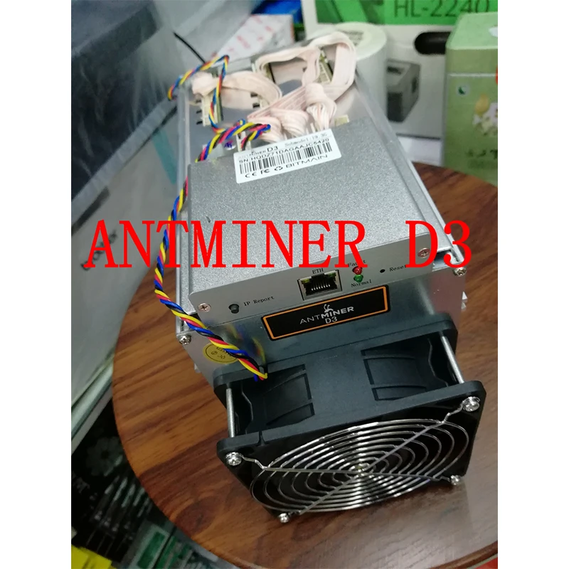Новый Комбайн ANTMINER D3 17GH/s 1200 Вт (с блоком питания) BITMAIN X11 тире добыча машина может