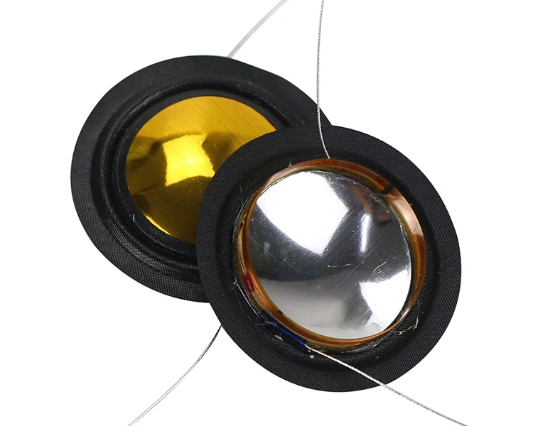 GHXAMP 25,5 мм твитеры звуковая катушка 1 дюйм 8ohm соединение Золотая катушка мембрана KSV 4 дюйма ВЧ динамик ремонт аксессуары DIY 2 шт