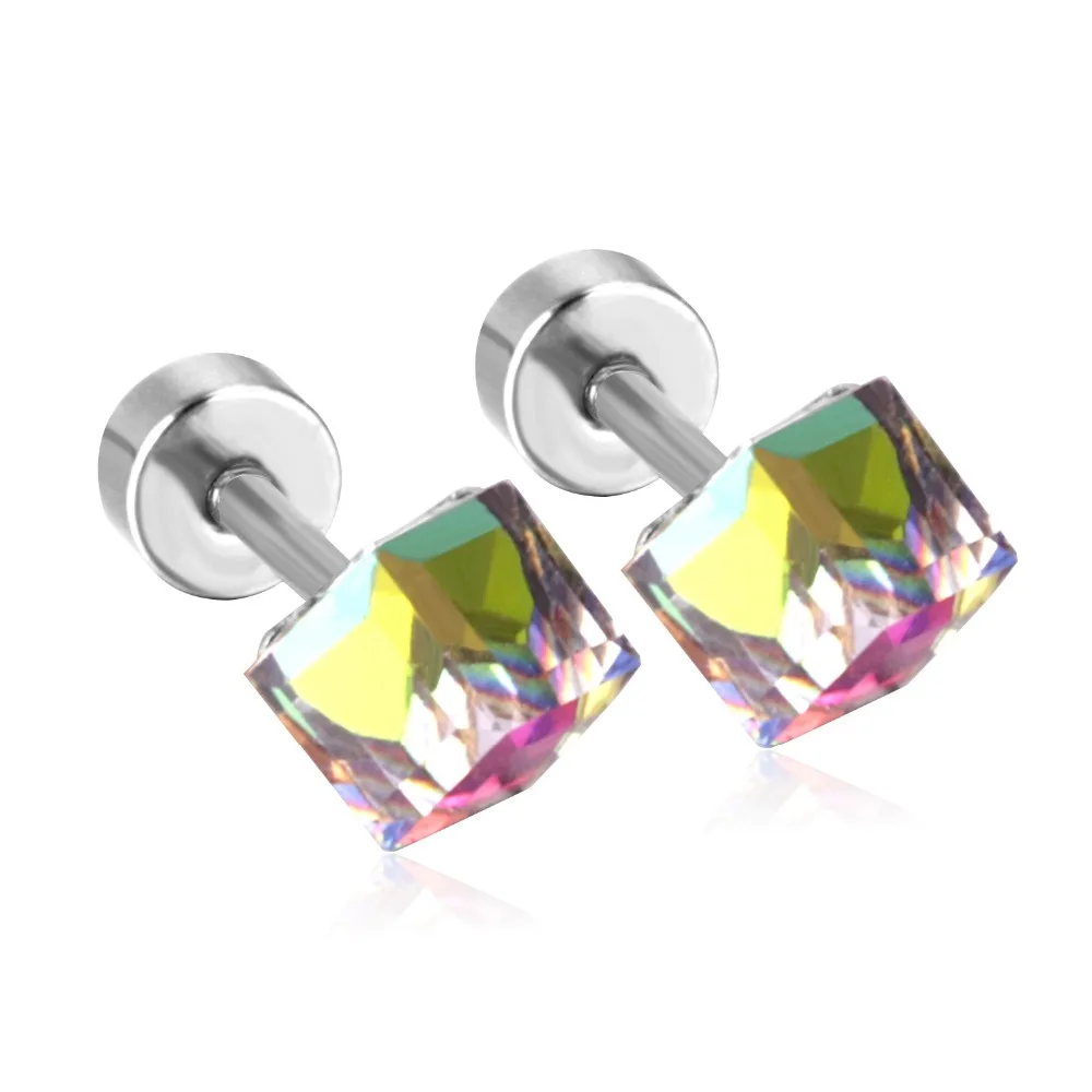 LUXUKISSKIDS серьги-гвоздики из нержавеющей стали для детей модные украшения женщин