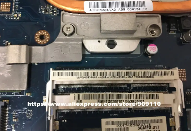 Yourui для ACER Aspire 5552G 5551G материнская плата ноутбука NEW75 LA-5912P+ радиатор = LA-5911P MB. BL002.001(MBBL002001) DDR3+ процессор