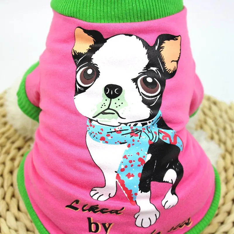 Жилет для собаки летняя одежда футболка хлопковая спортивная костюм с коротким