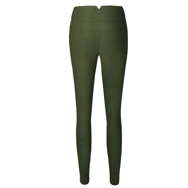 

Pencil Pants Women 2019 Slim Elasticity Jeggings Black Skinny Leggings Button Sexy High Waist Female Plus Size 5xl Trouses AC043