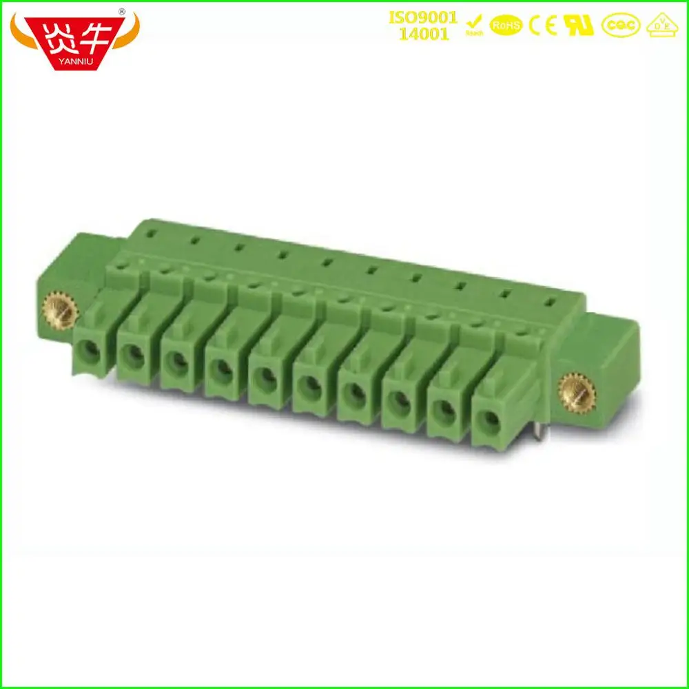 KF2EDGAM 3.81 7P женский 15 EDGAM 3 81 мм 7PIN PCB разъем подключаемый плагин клеммные блоки IMC 1 5/7