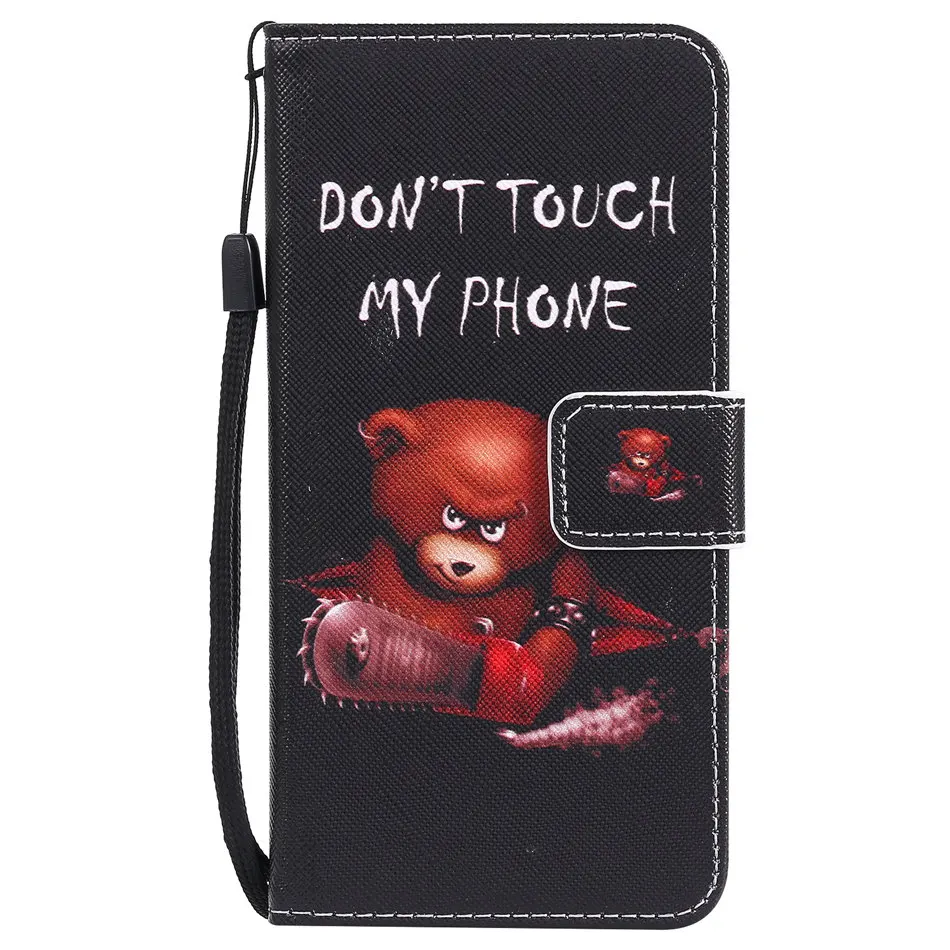 Милый кожаный чехол-книжка для Funda samsung Galaxy S8 S9 Plus S7 S6 Edge чехол с кошкой и деревом для глаз чехол-кошелек с подставкой и отделением для карт P06F
