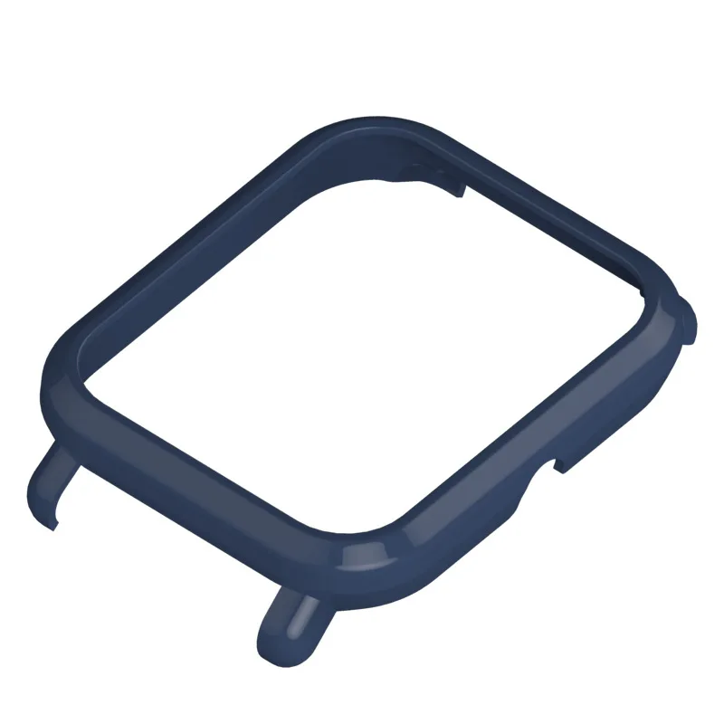 deep blue Чехлы для часов рамка для Amazfit Bip Молодежный защитный чехол умных часов чехол тонкий цветной каркас чехол защитная оболочка для Xiaomi Huami - Цвет: deep blue