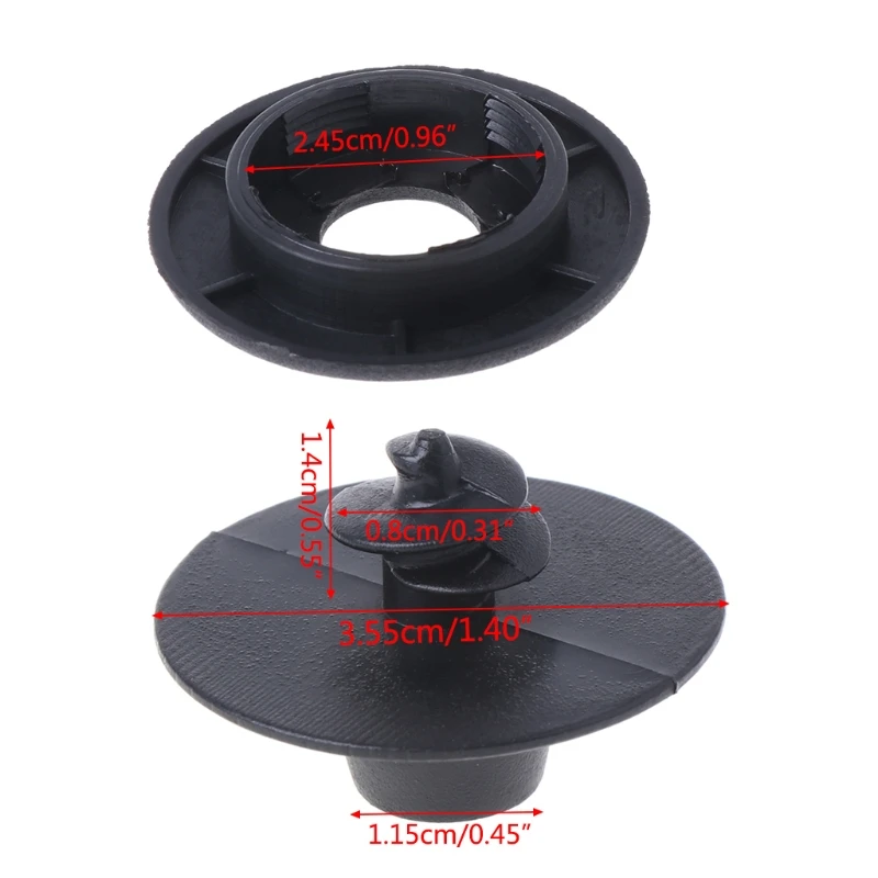 

10x Auto Fastener Floor Mat Fixed Clip For VW Golf 6 Passat CC Tiguan New Touran