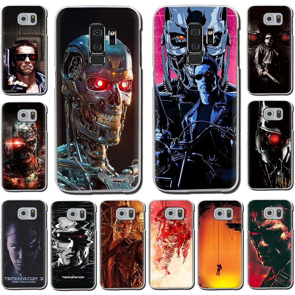 Жесткий чехол для телефона Terminator Samsung Galaxy S6 7 Edge S8 9 Plus S10 E Note8 M10 20 30|Чехлы-накладки| |