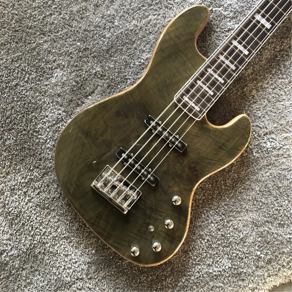 Kaiyun фабрика custom shop 5 струнная бас гитара TBK липа тело палисандр палец на заказ
