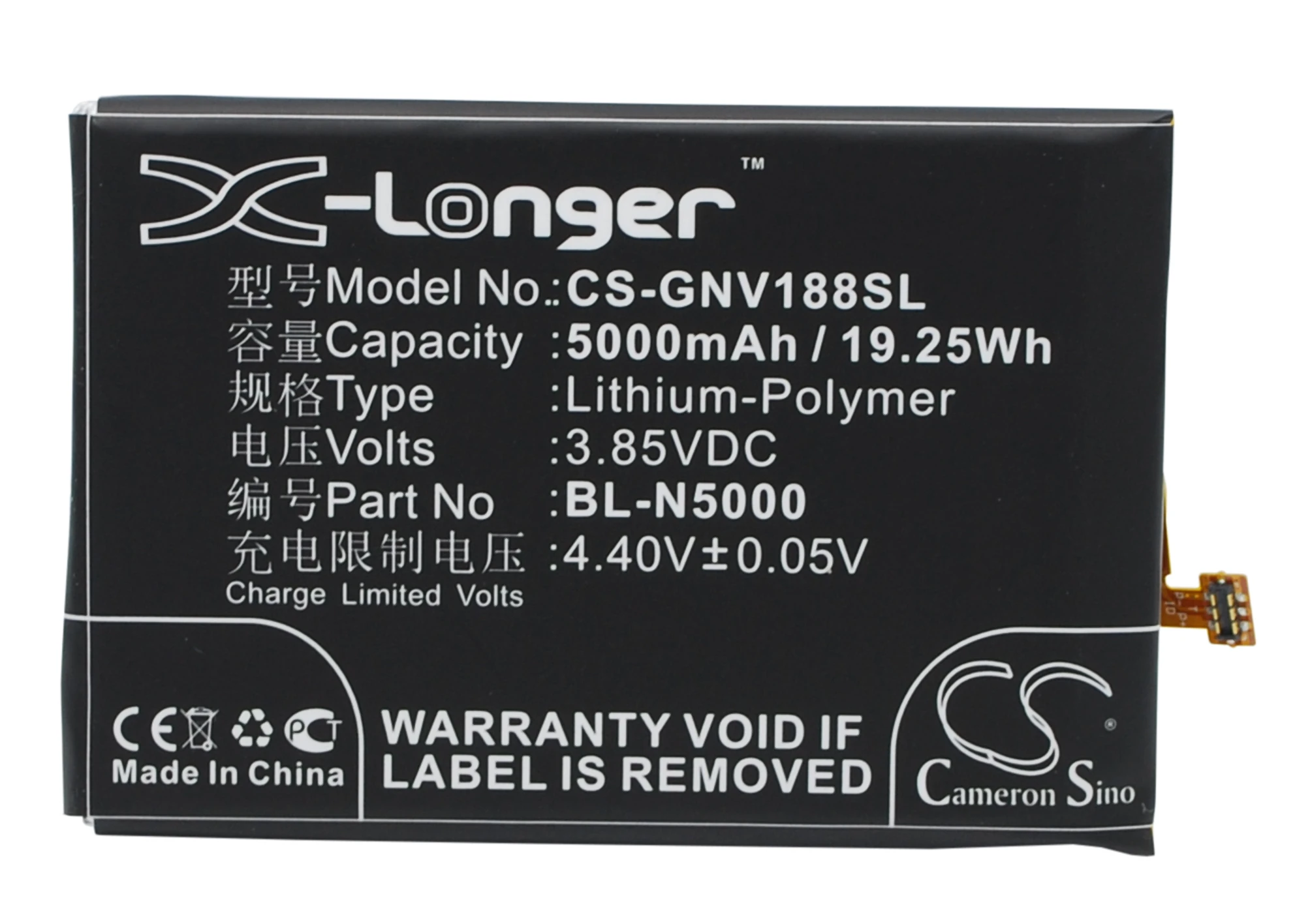 Аккумулятор Cameron Sino 5000 мАч для GIONEE V188 V188S BLU D810 D810u S0090UU Studio Energy 2|cameron sino|battery forcameron sino