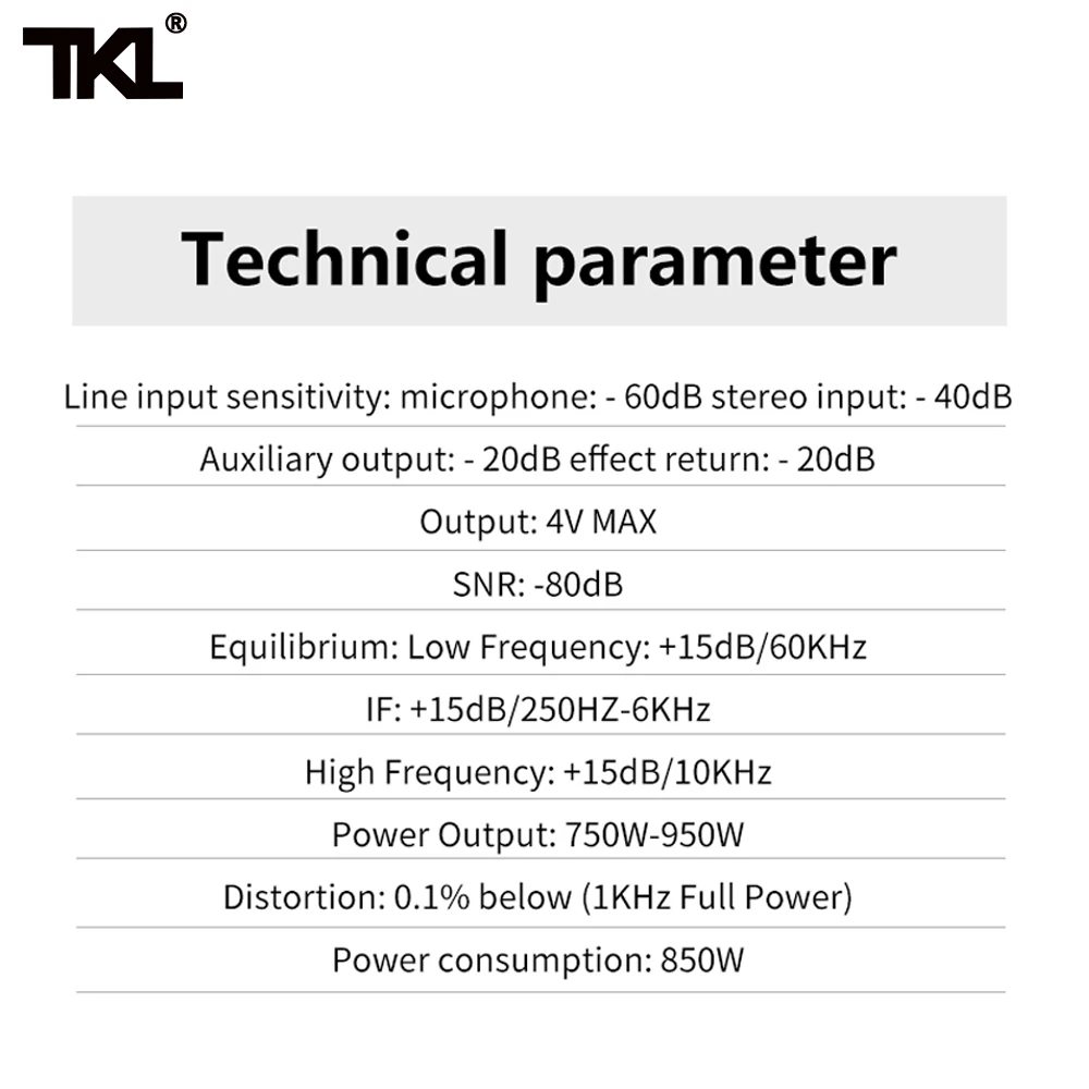 TKL SS600 Professional Mixing 6 Channel DJ Console Sound mixer Audio USB with bluetooth With 16 Reverb effect 7 Equalizer | Электроника