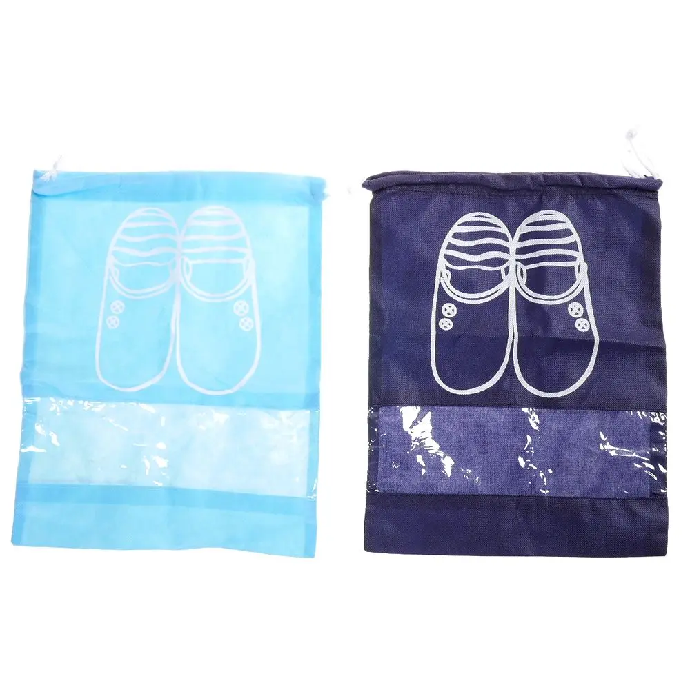 Waterproof Shoes Bag Pouch Storage Portable Tote Drawstring Organizer Cover Non-Woven Shoe Organizador Travel Accessories |