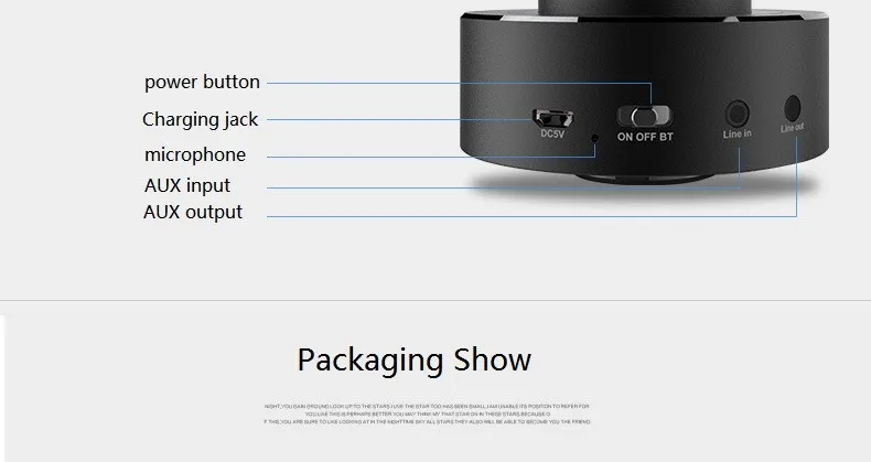 ADIN 26 Вт металл вибрации Bluetooth Сабвуфер Динамик NFS сенсорным Hi-Fi Портативный мини Беспроводной Динамик 360 стерео звук громкий звуковой сигнал Динамик s