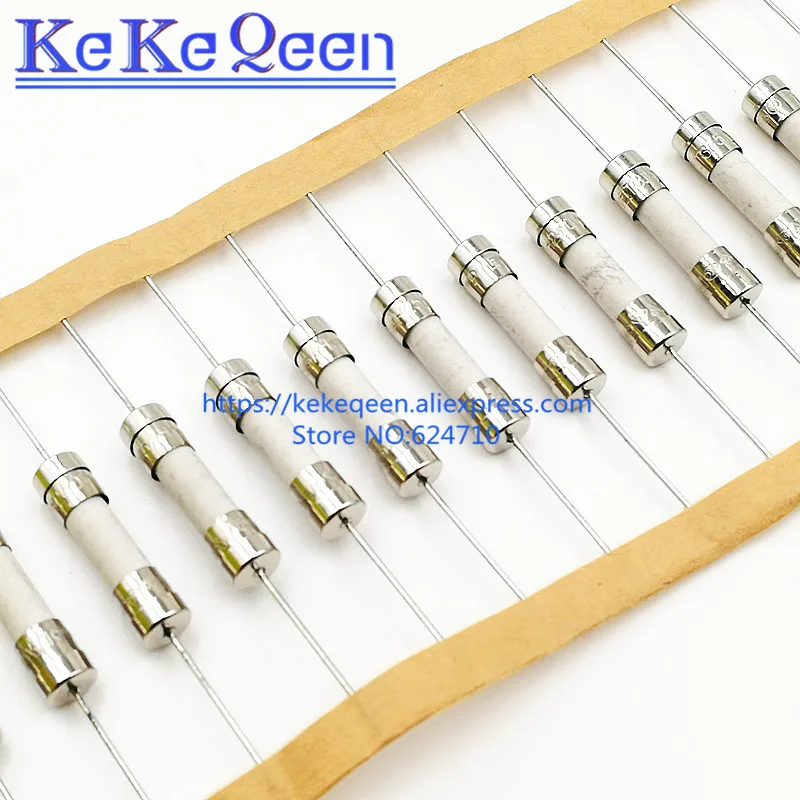 

100PCS/LOT 5*20 Slow Blow Fuse Ceramic Fuse 5*20mm T3.15A 250V With 2 Pin Fuse 3.15A/250V 5X20MM New and Original