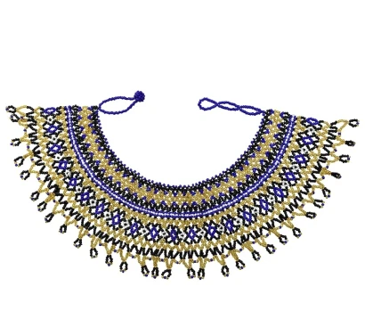 7192 B Африканское Ювелирное колье из смолы с бусинами, этническое большое колье-ошейник, массивное ожерелье для женщин, племенная Свадебная вечеринка - Окраска металла: 7192 B