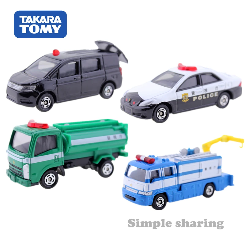 Набор моделей полицейских грузовиков Takara Tomy TOMICA литые миниатюрные автомобили