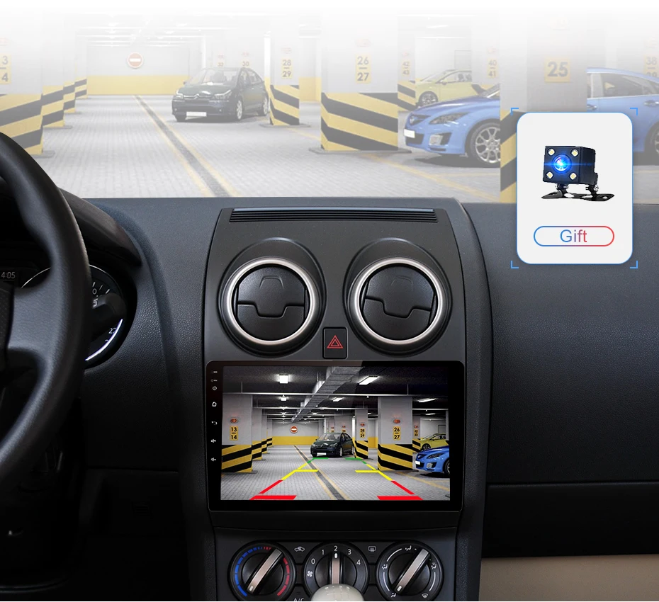 AWESAFE для Nissan Qashqai 2008-2012 автомобильный Радио Мультимедиа Видео плеер gps No 2din 2 din Android 8,1 2G+ 32G