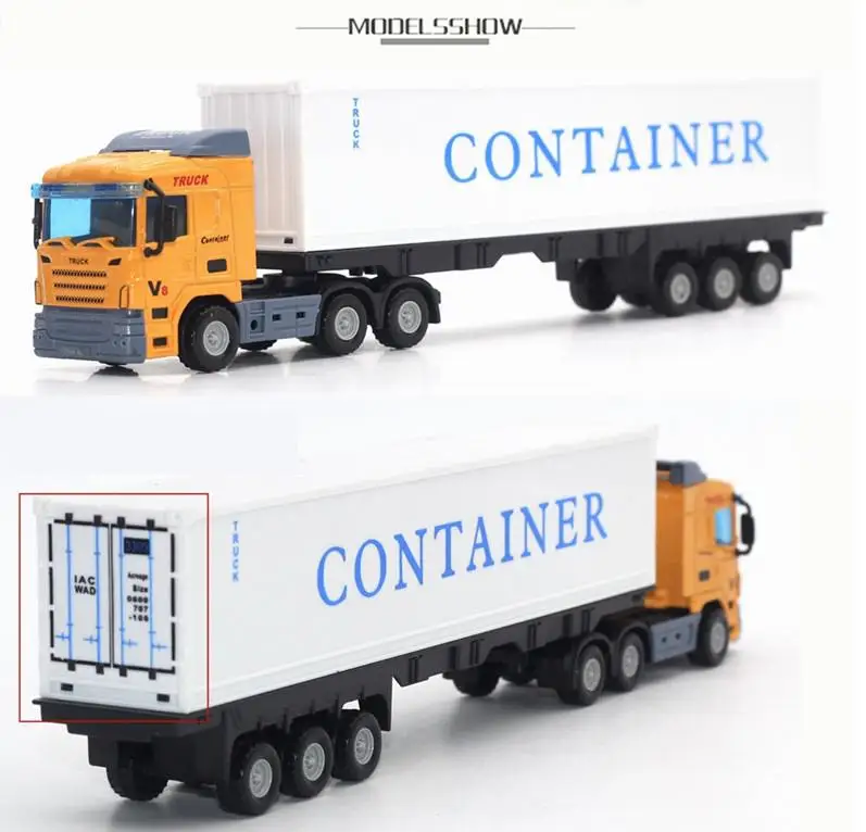 1:48 литые под давлением Автомобили сплав грузовик игрушки 1/48 металлическая