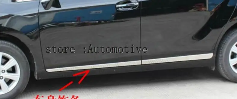 Авто обшивка кузова боковой двери Стайлинг Литье отделка для TOYOTA VERSO EZ 2013 нержавеющая сталь 4 шт. в комплекте