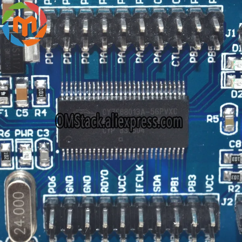 1 шт. IEZ USB FX2LP CY7C68013A развитие основной плате доска анализатора логики I2C