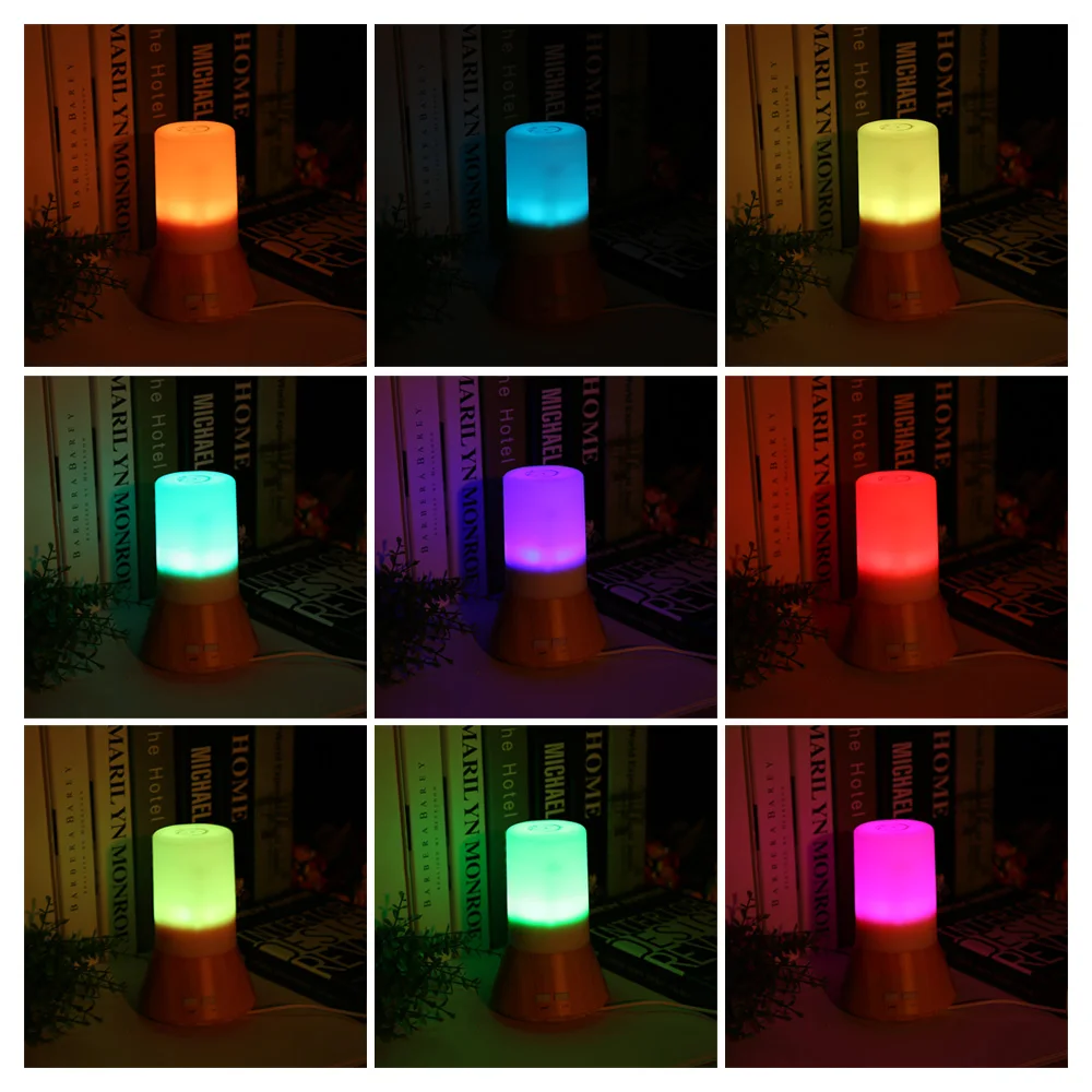 125 ML Aromatherapy Essential Oil Diffuser Ultra-Quiet Air Purifier Portable USB Bluetooth LED Exquisite Decoration Night Light | Лампы и