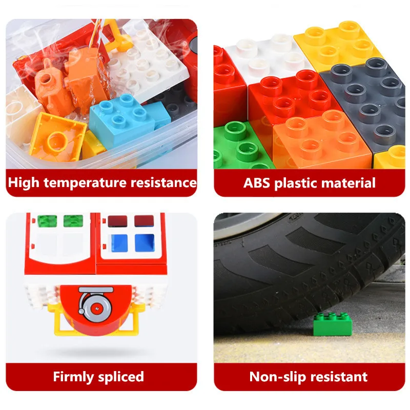 

25pcs Large Particle Building Blocks Happy House Educational Bricks Compatible With Duploed Toys For Children Birthday Gifts