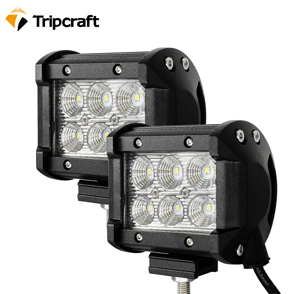 Tripcraft 4 дюйма 18 Вт Светодиодный светильник для работы 12 в 24 В точечный прожектор