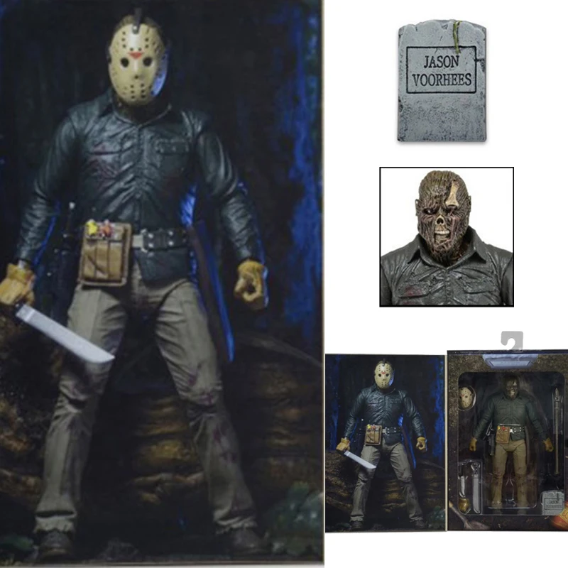 NECA Джейсон пятница часть 6 VI Lives вурхесс конечная фигурка игрушечная