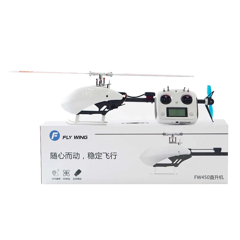 3D RTF 6CH RC умный вертолет FW450 2,4 GHz почти RTF Собранный RC вертолет