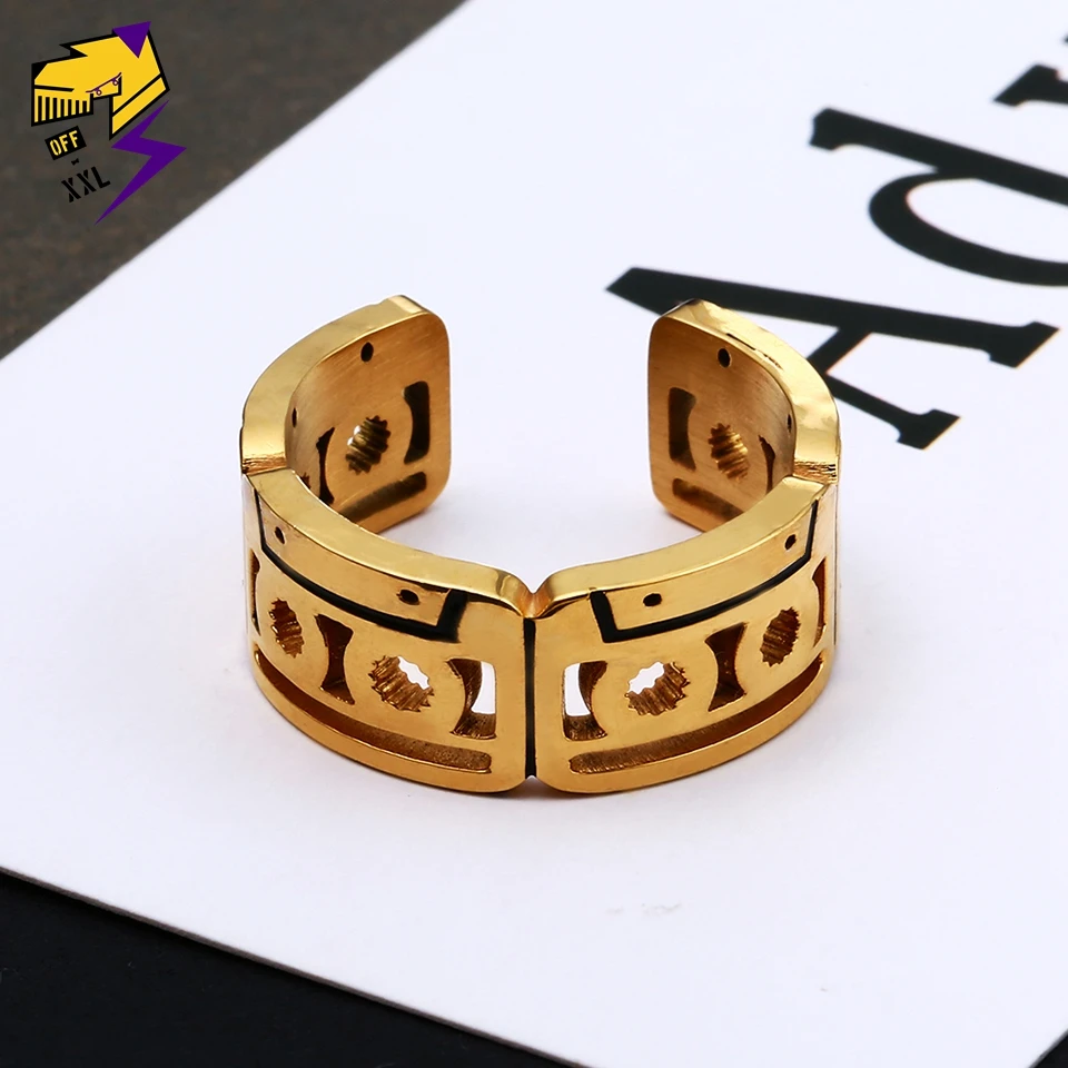 Мужские и женские байкерские кольца в стиле хип хоп из нержавеющей стали