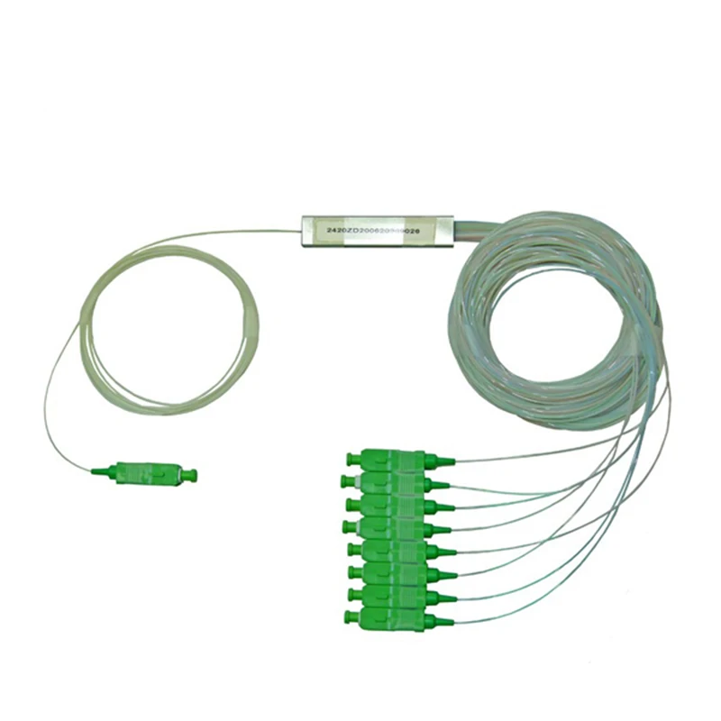OCEANCOMM 1x8 портов SC/APC Mini PLC сплиттер FTTH аксессуары для GPON OLT с разъемами SM 5