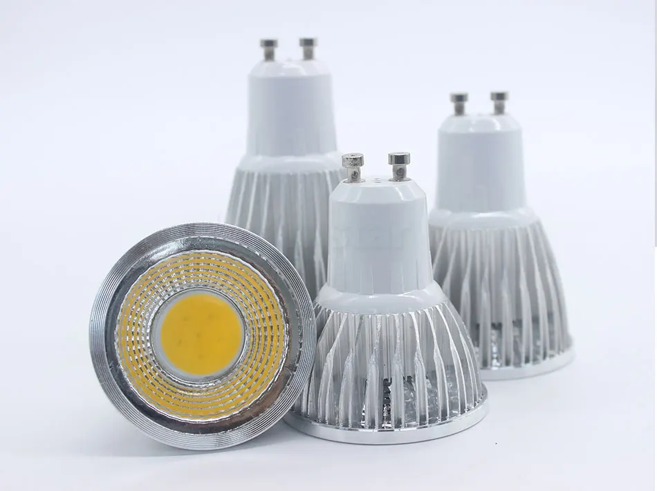 Super Bright GU10 Bulbs Light Dimmable Led Warm/White 85-265V 7W 10W 15W LED GU10 COB LED lamp light GU 10 led Spotlight