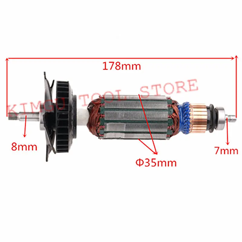 Ротор арматуры оригинальные детали для DeWALT N262659 401702-10 DW803 100 DW810 DW811 Black & Decker 6288