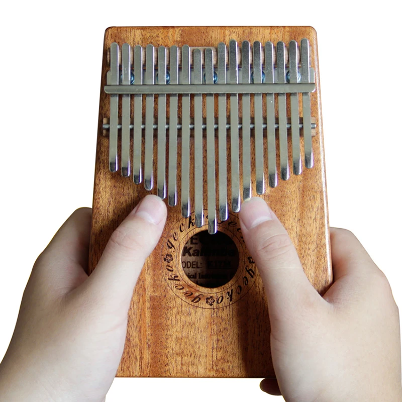 FLGT-17 Key K17M Kalimba 17 African Thumb Piano Finger Percussion Keyboard Music Instruments Kids Marimba Wood |