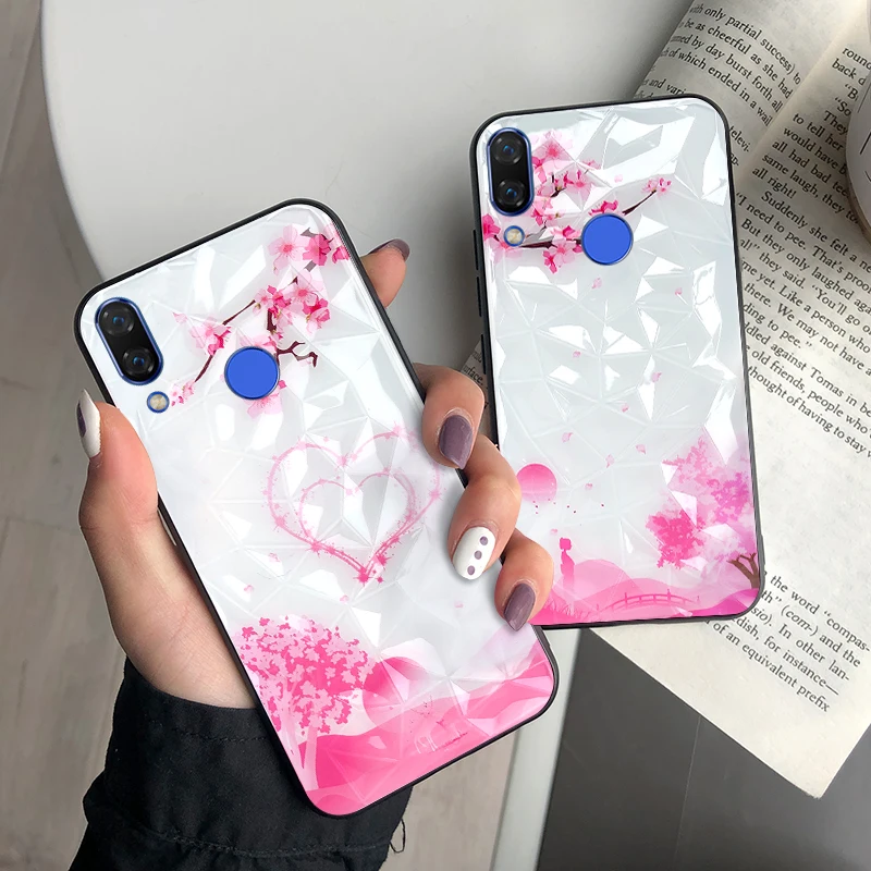 Painted Diamond Texture Case For huawei honor 8X 10 lite Soft Phone Cover for HUAWEI 8A V20 Luxury 10I |