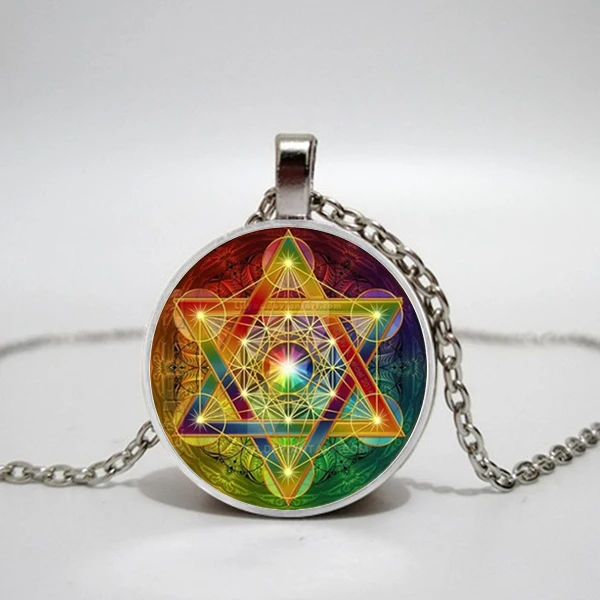 Горячая Распродажа Гламурное волшебное ожерелье с шестиконечной звездой для