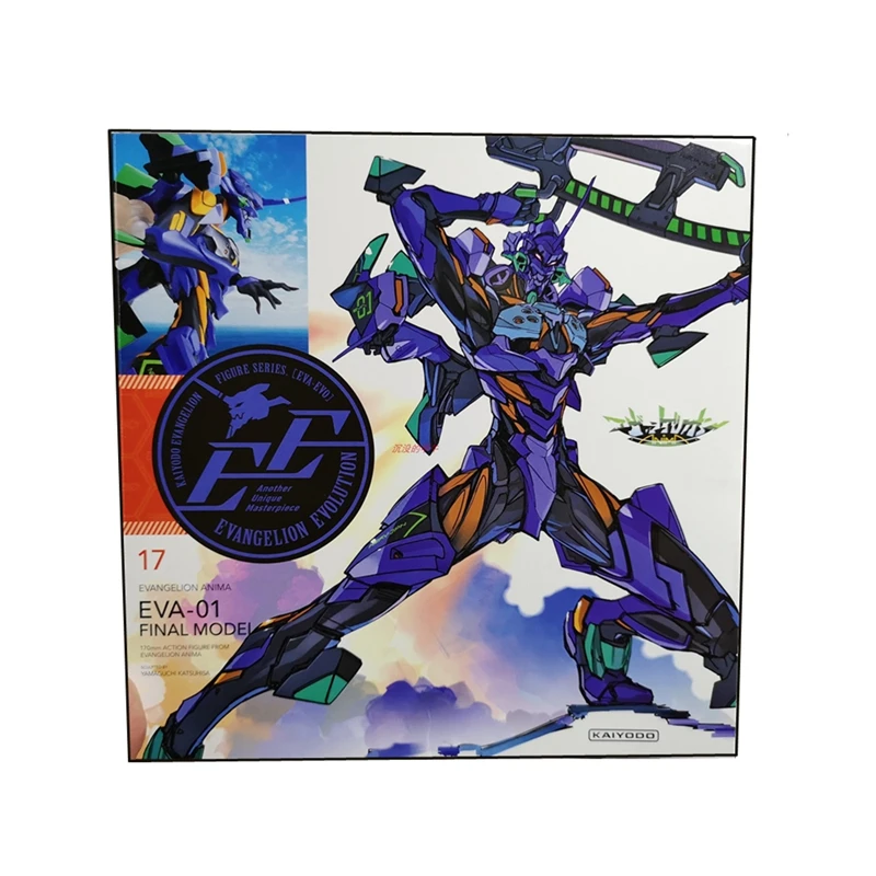 EVA-01 окончательная модель Evangelion Anima REVOLTECH EVANGELION EVOLUTION EVA ПВХ фигурка Коллекционная модель игрушки 17 см