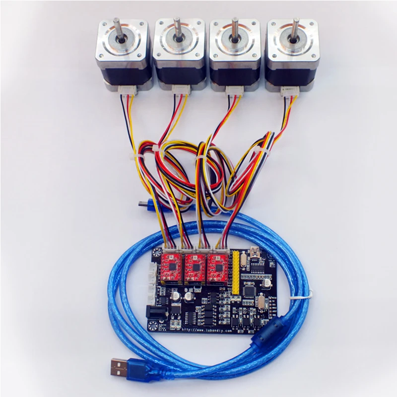 USB лазерный 3-осевой шаговый двигатель драйвер платы управления ler v5 DIY Лазерный