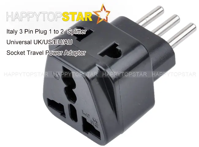 Универсальный сетевой адаптер с 3 контактами/2 контактами дорожный переменного