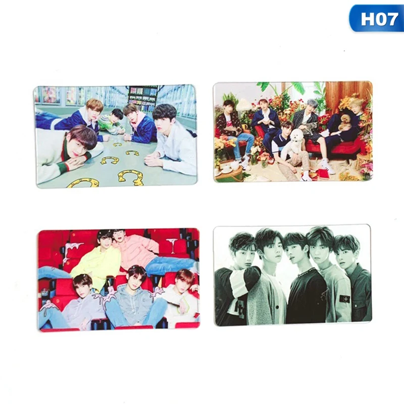 KPOP BlackPink GOT7 TWICE IZONESEVENTEEN фото карта прозрачные фотографии скраб карты Ins прозрачные открытки оптом новые - Цвет: 07