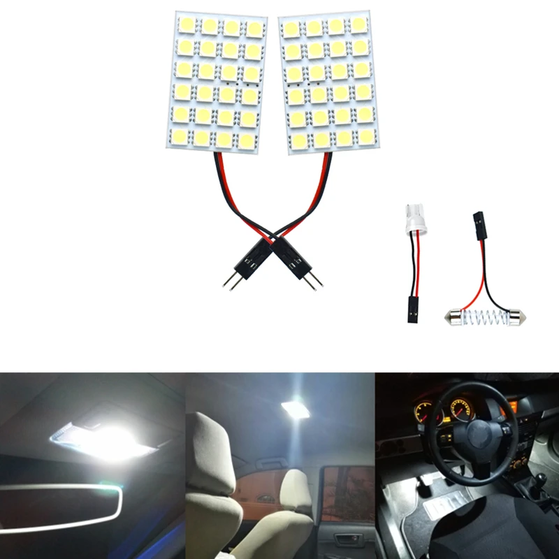 COB 6 SMD 9 авто внутренняя отделка Festoon BA9S DC T10 W5W лампа для багажника Встраиваемый