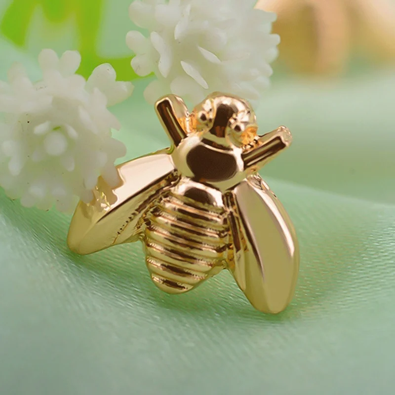 1 пара серьги гвоздики в виде пчелы|Серьги-гвоздики| |