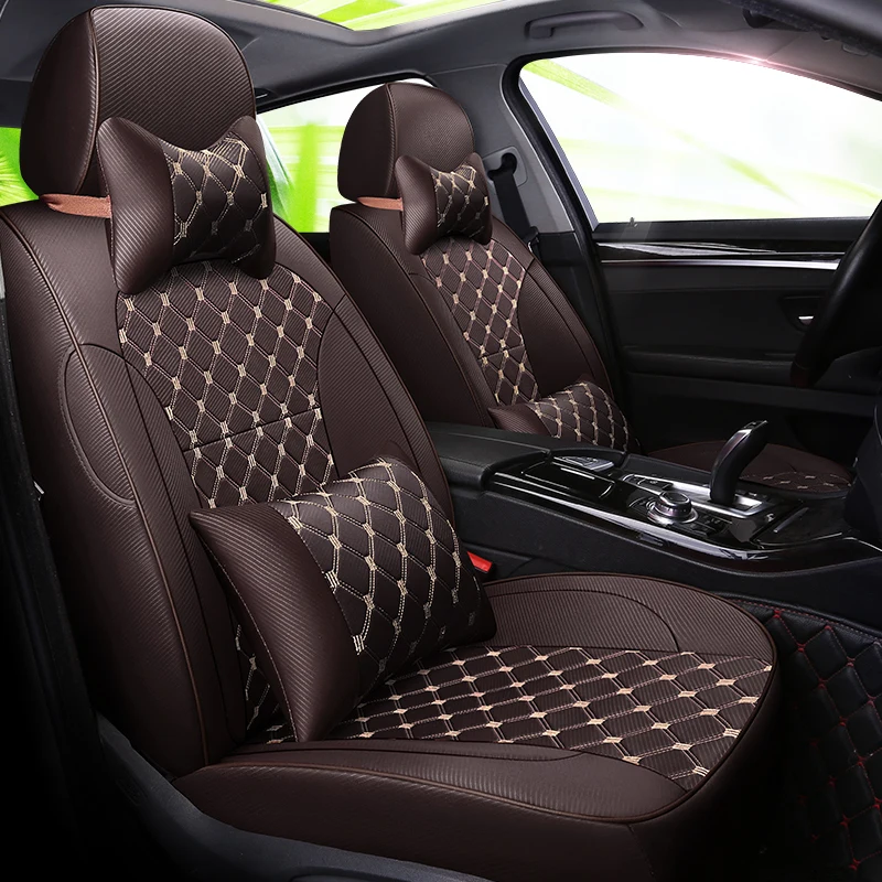 

Car Seat Cover,Universal Seat Car-Styling For Cadillac ATS CTS XTS SRX SLS Escalade SUV car accessories Car pad