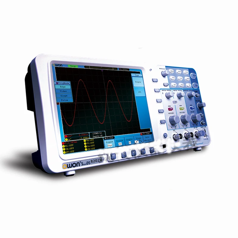 Owon цифровой осциллограф SDS8202-V 8 ''lcd 200MHz 2GS/s