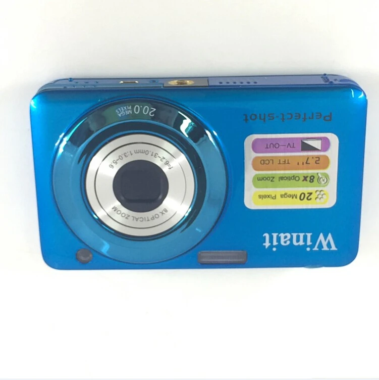 Winait 20Mp 8x оптический зум Цифровая камера мини HD 1280*720 2 7 &quotTFT ЖК дисплей